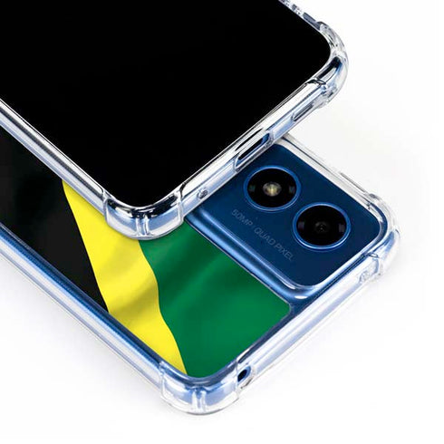 Jamaica Flag Moto G Play 4G (2024) Clear Case